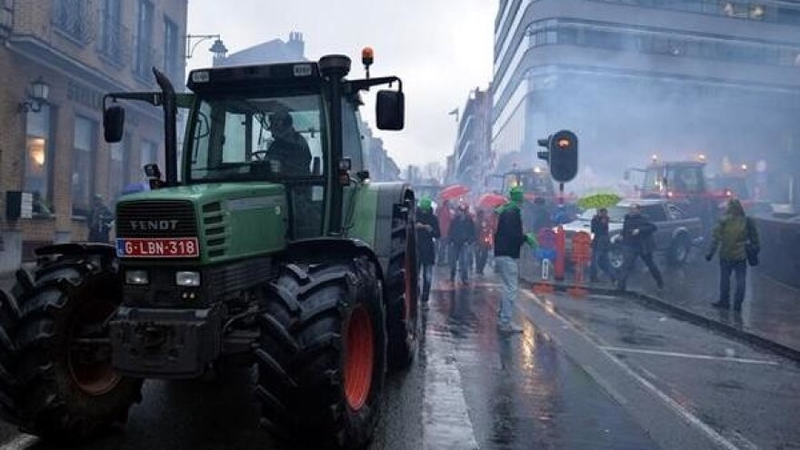I njemački farmeri idu u protest?