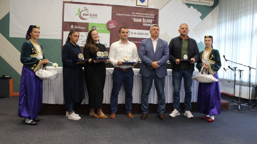 Dodijeljena priznanja sajma poljoprivrede i prehrambene industrije "Dani šljive"