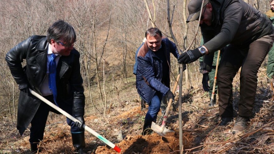 Ministar i ambasador se dohvatili lopate: Zasađeno 1.800 sadnica drveća