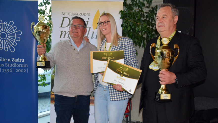 Šampioni Dana maslina Fortica Ivice Vlatkovića i Dalma Oleum Danijele i Vinka  Lalina