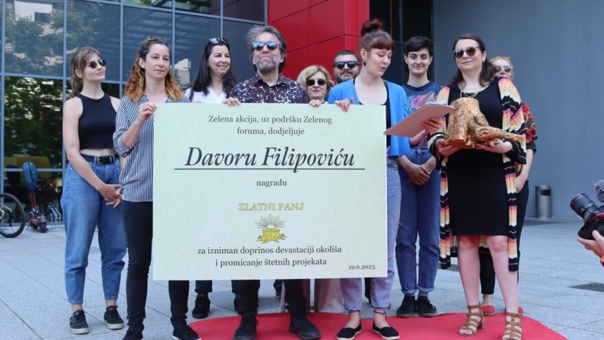 Dodijeljen Zlatni panj za okolišne grijehe ministra Filipovića