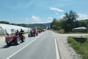 Oko 200 nezadovoljnih malinara u protestnoj vožnji, ne daju malinu za 250 dinara