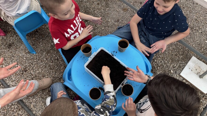 Mali vrtlari s velikim porukama: Sadili salatu, učili o kompostu i zasadili drvo