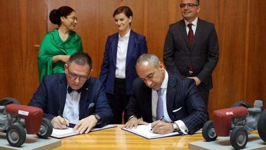 IMT 539 sa EURO 3 motorom na Poljoprivrednom sajmu u Novom Sadu