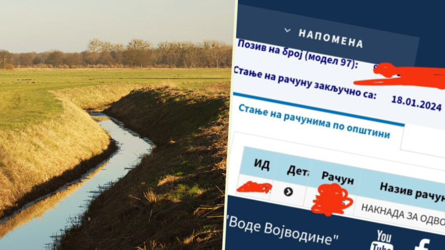 "Vode Vojvodine" odgovorile: Zašto neko i dalje duguje za naknadu za odvodnjavanje?