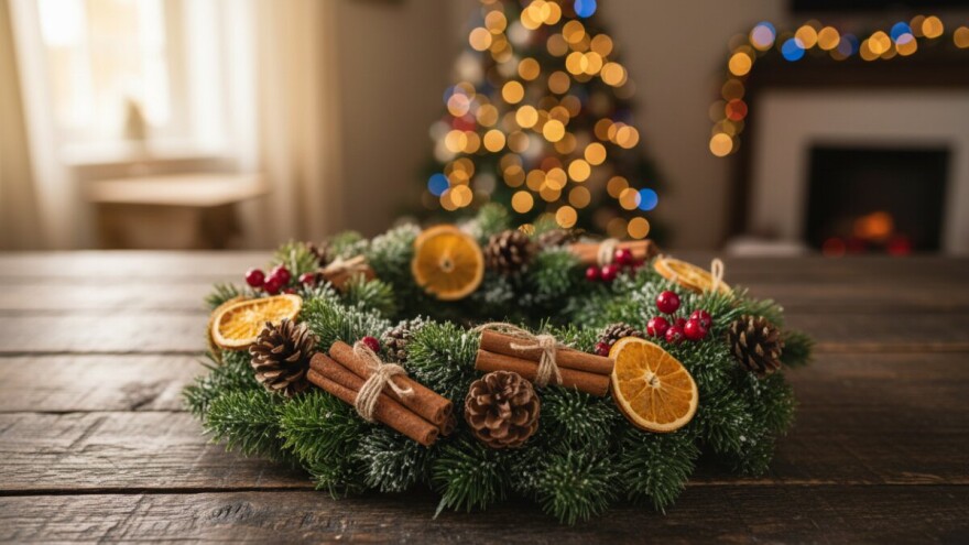 Izradite božićni vjenčić