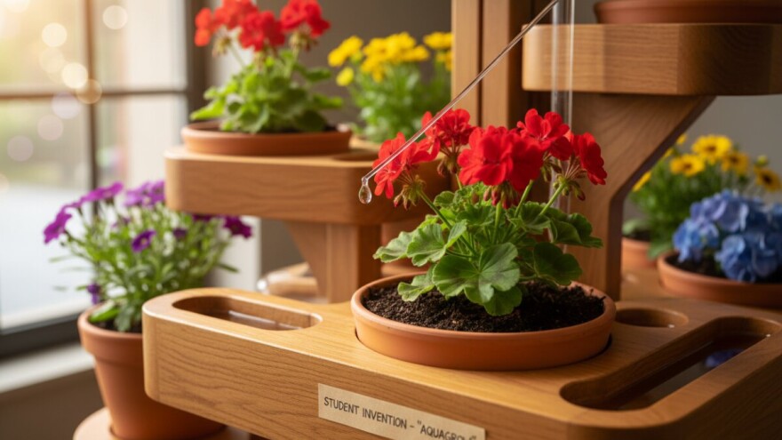 Izumili samonatapajući stalak za cvijeće