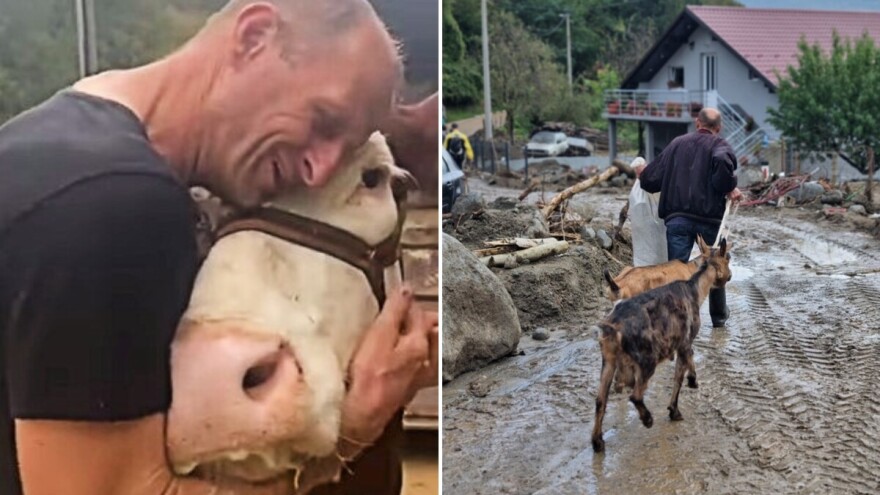 Emotivne scene iz uništenih sela Donje Jablanice