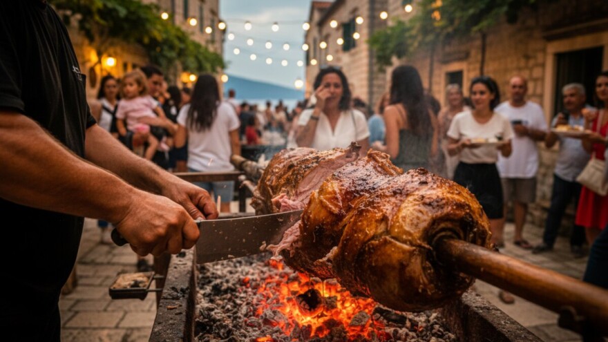 Janje na ražnju hrvatski gastro-brend