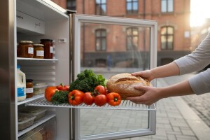 Javni frižideri gde se višak hrane deli!