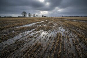 Ječam polegao, na suncokretu požutjeli listići