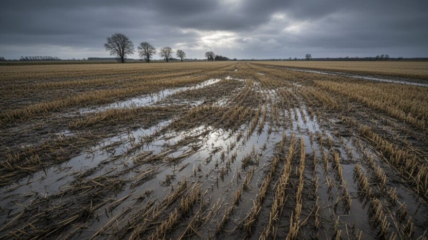 Ječam polegao, na suncokretu požutjeli listići