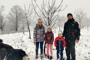 U Kupljenskom kod Vojnića snijeg prekrio 40 hektara voćnjaka obitelji Mikulić