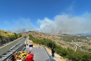 Situacija kod Segeta Gornjeg bolja, opožareno 550 ha borove šume, niskog raslinja i trave