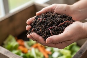 Kako kompostirati uz pomoć glista?