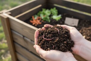 Kako kompostirati uz pomoć glista?