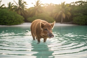 Kako su nasukane svinje dospele na Karibe?