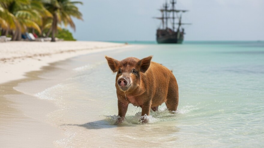 Kako su nasukane svinje dospjele na Karibe?