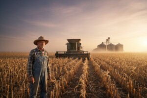 Kamo s kukuruzom - silosi puni pšenice
