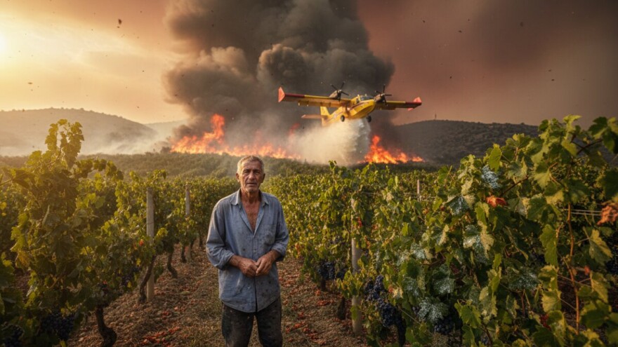 Kanader mi morem zalijeva plavac, a moram biti sretan