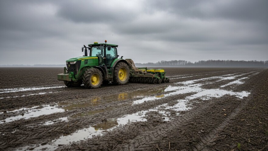 Kiša usporila setvu pšenice u Sremu