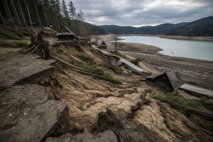 Klizište usled pražnjenja jezera: Tlo u zaseoku Mandići ne miruje