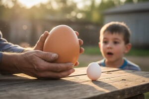 Koka rekorderka snijela jaje od 156 grama!