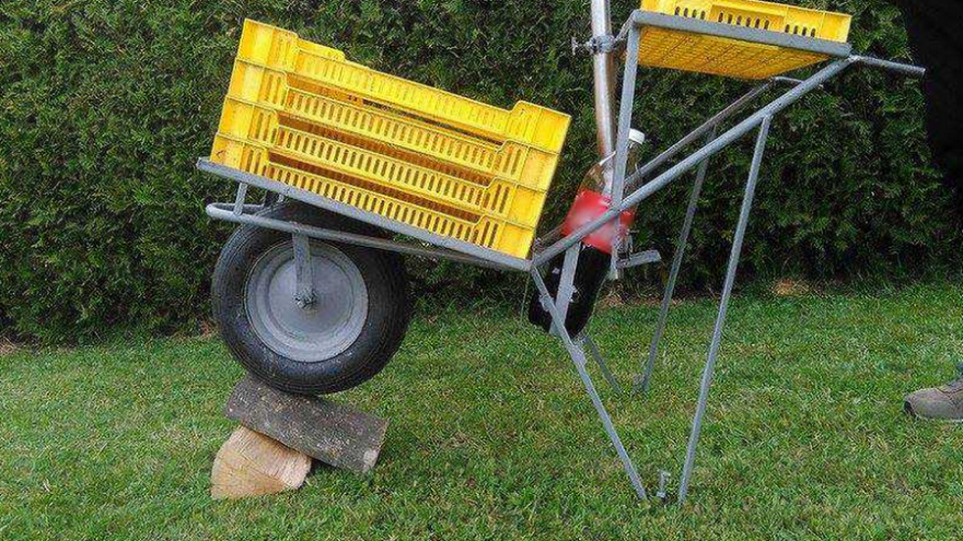 U 81 godini izumio ručna kolica za lakše branje maline!