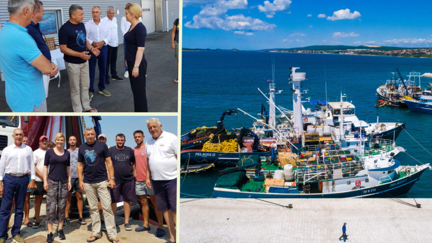 Predsjednica Kolinda na Gotovininu ribogojilištu: stvorio više od 100 radnih mjesta