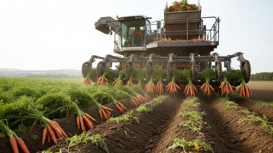 Kombajni za branje mrkve