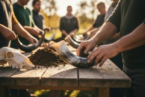 Kompost iz roga, pripravci iz kravlje lubanje?