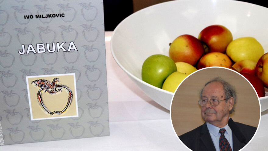Prof.dr.sc. Ivo Miljković o jabuci napisao 1.000 stranica i objavio knjigu tešku 2,7 kilograma!