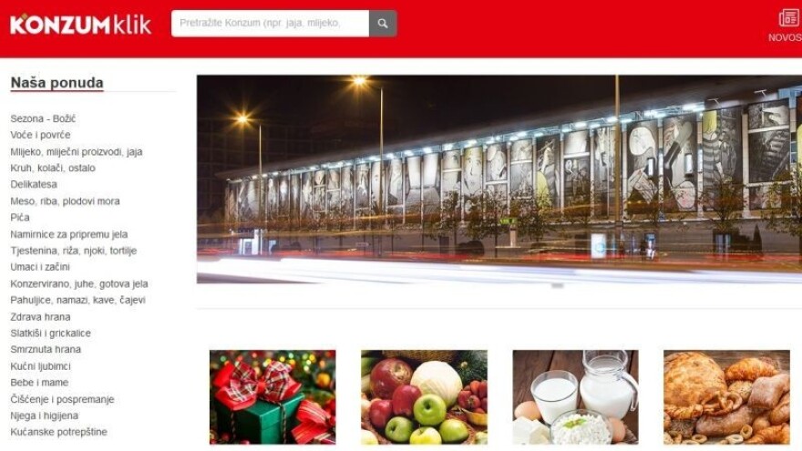 Konzum ima web shop za online trgovinu!