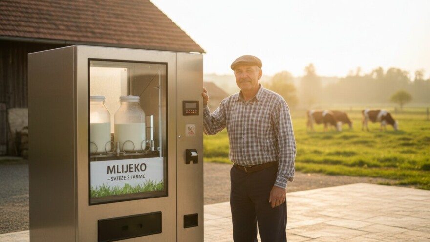 Koraci za registraciju mljekomata