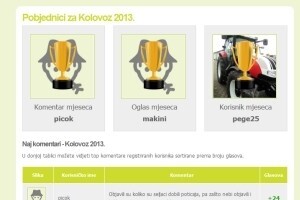Klikaj i osvoji - dobitnici kolovoza 2013.