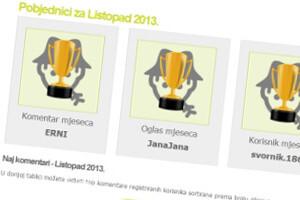 Klikaj i osvoji - dobitnici listopada 2013