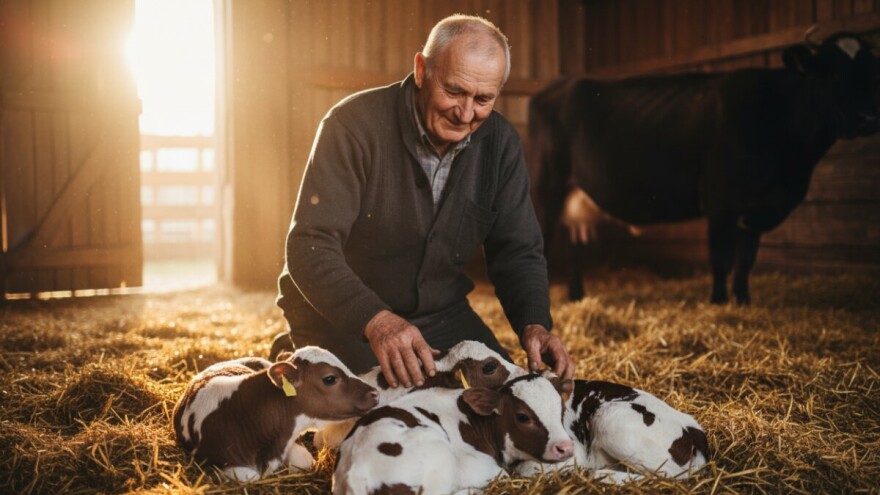 Krava u Srbiji otelila petorke!