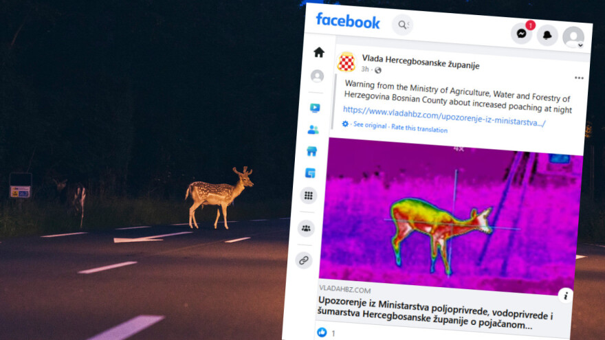 Upozorenje zbog krivolova: Vojnu opremu je strogo kažnjivo i zabranjeno koristiti