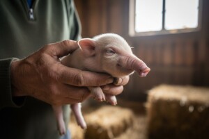 Krmača oprasila prase sa glavom slona!