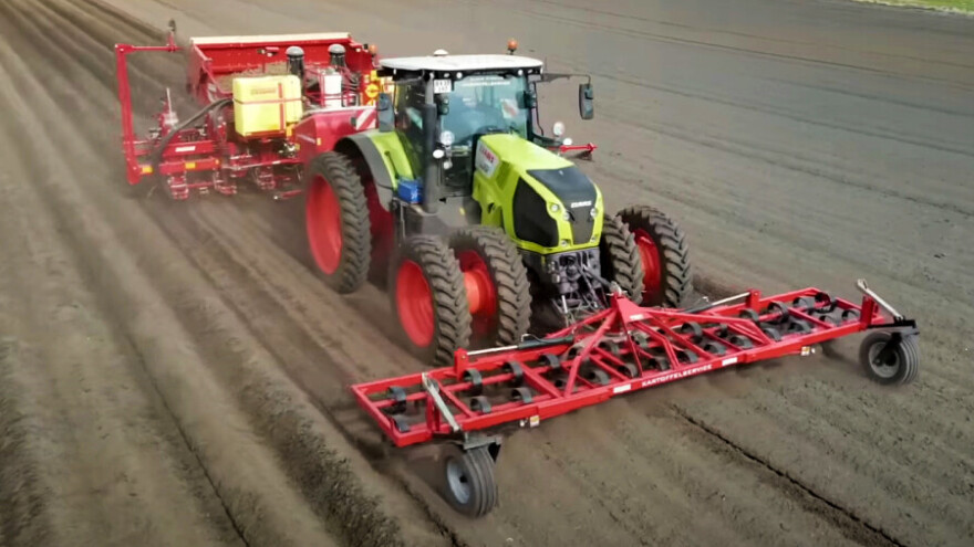 XXL sadnja krompira u 8 redova - 6 hektara u satu