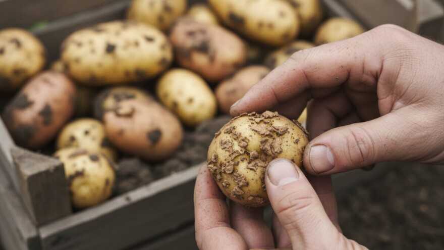 Krumpir obolio od krastavosti!