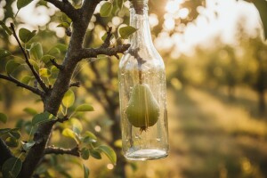 Kruške rastu u bocama