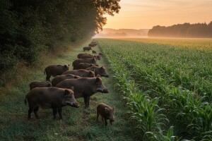 Kuda idu divlje svinje?