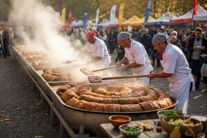 Kuhanje mega sarme u Vidovcu!