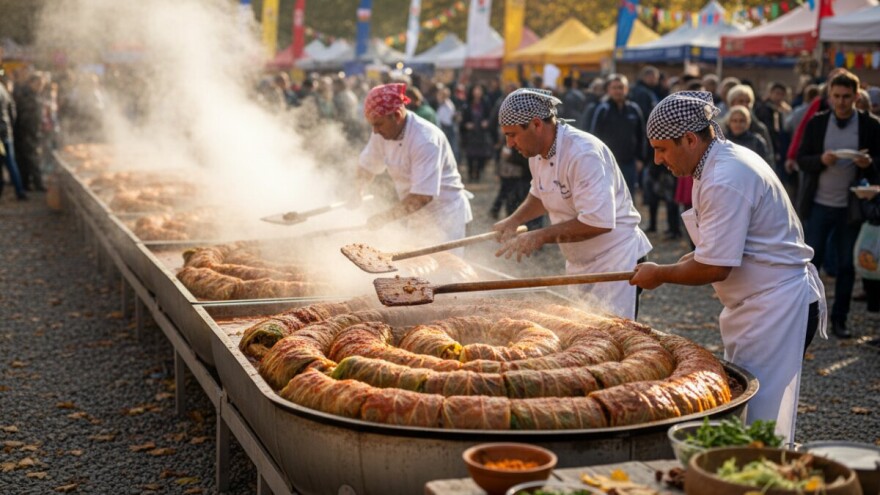 Kuhanje mega sarme u Vidovcu!