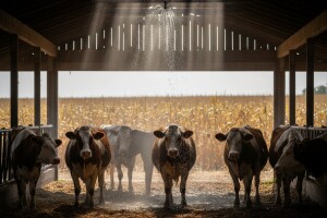 Kukuruz gori, stočari tuširaju krave!