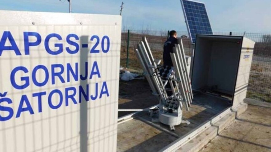 Montirana automatska protivgradna stanica