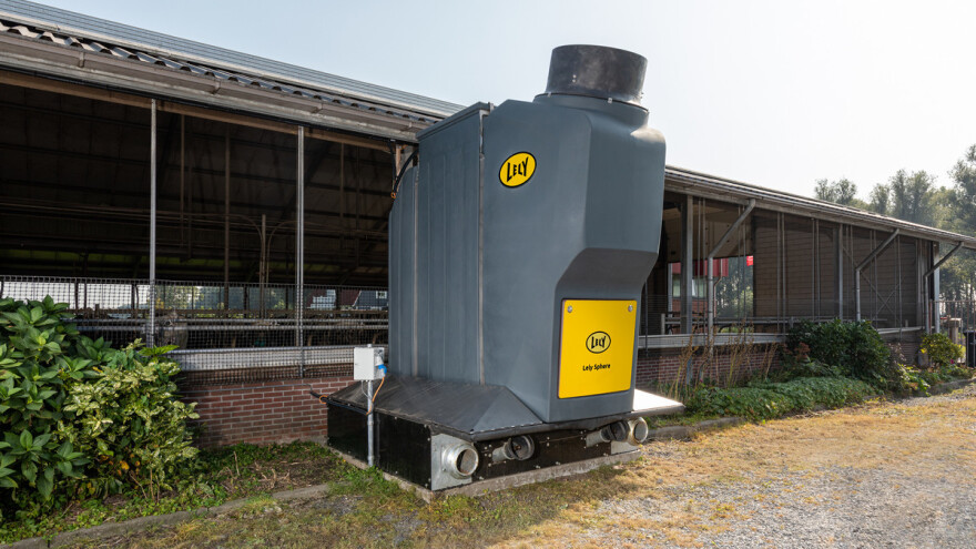Lely Sphere stvara tri vrste stajnjaka i smanjuje emisiju amonijaka za 70%