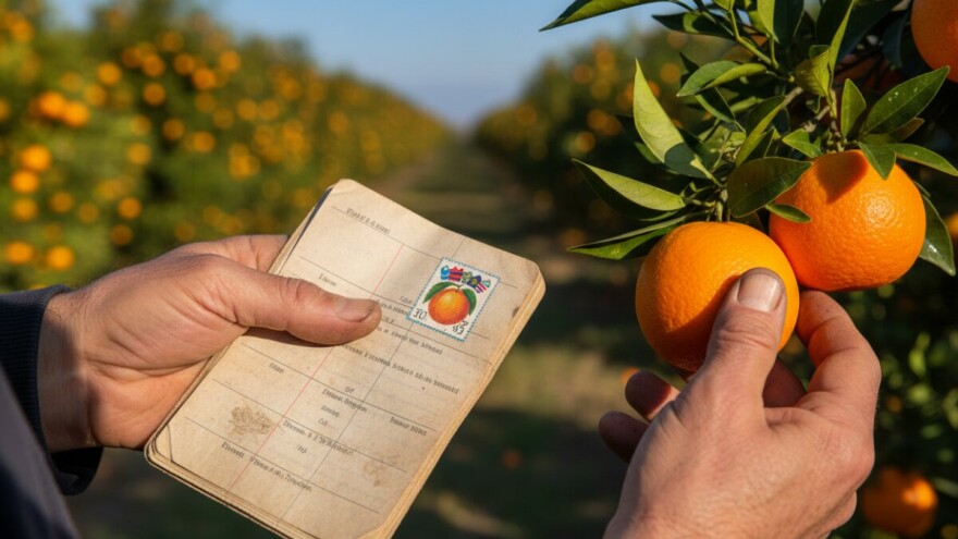 Lijepljenjem "markica" u berbu mandarina