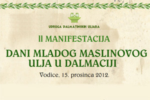 2. Dani mladog maslinovog ulja u Dalmaciji